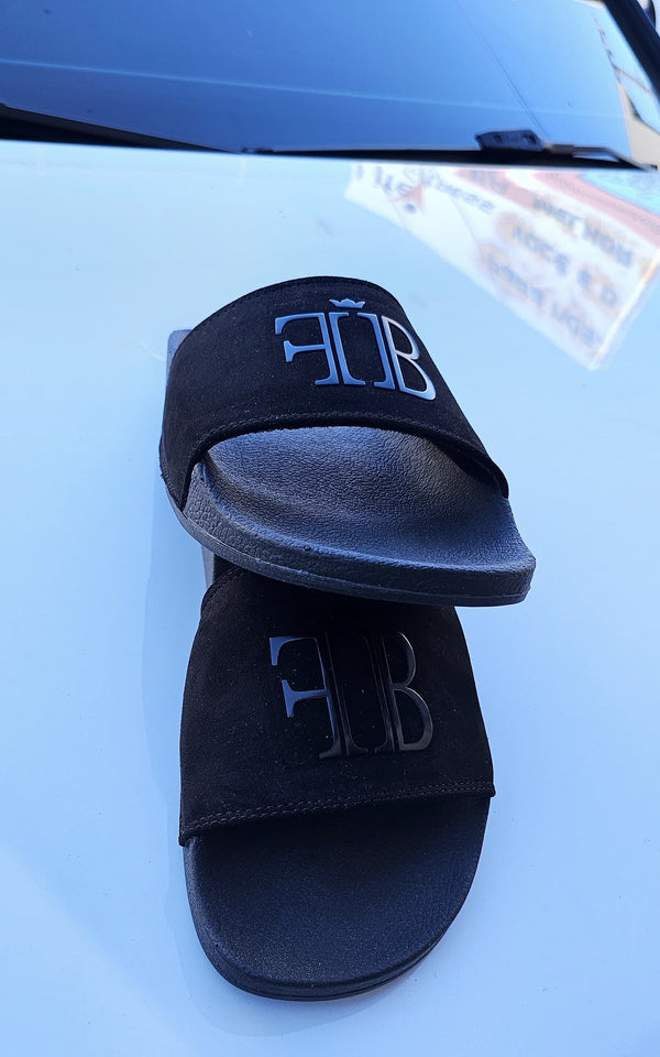 Slide FB Exclusive Suede Black