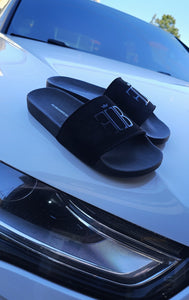 Slide FB Exclusive Suede Black