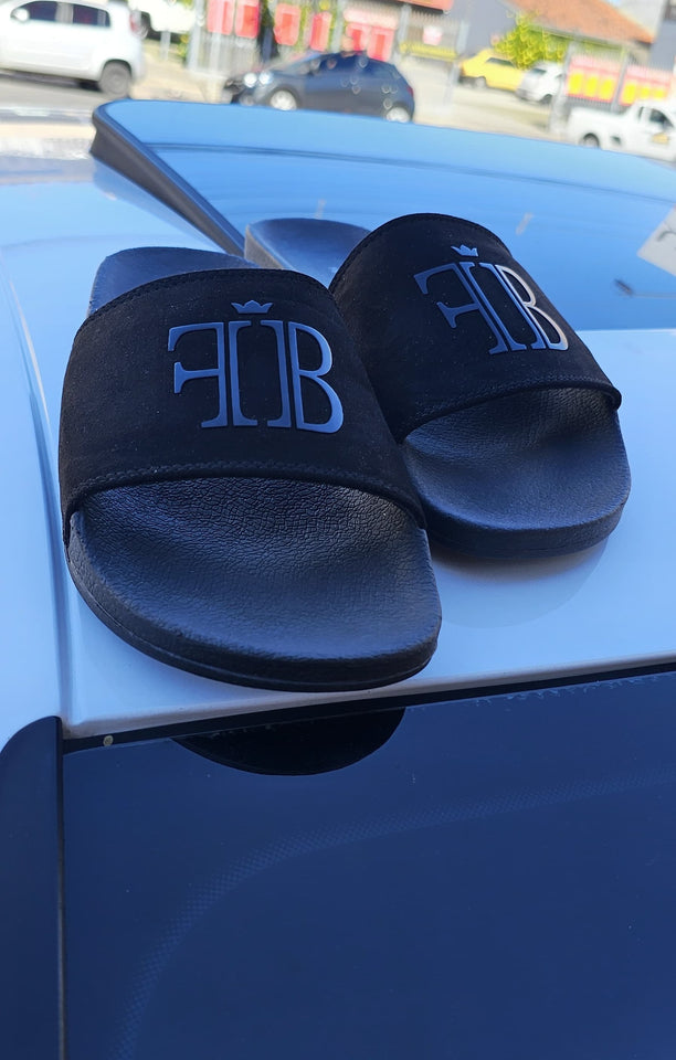 Slide FB Exclusive Suede Black