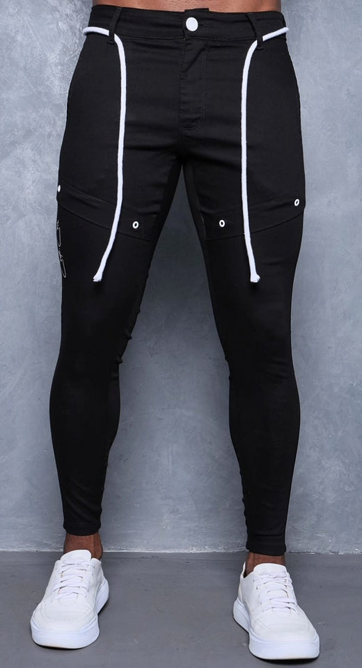 ✨️ Calça Destroyed Codi Black Ilhoses ✨️