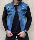 Colete Jeans EXALT Destroyed