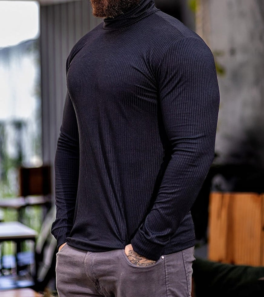 ✨️ Manga Longa Gola Alta DARING Black ✨️