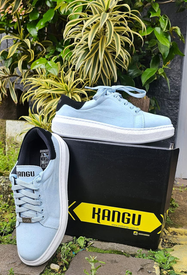 Tênis Kangu Over Resort Suede Áqua