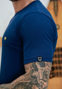 T-shirt Canelada Azul Marinho