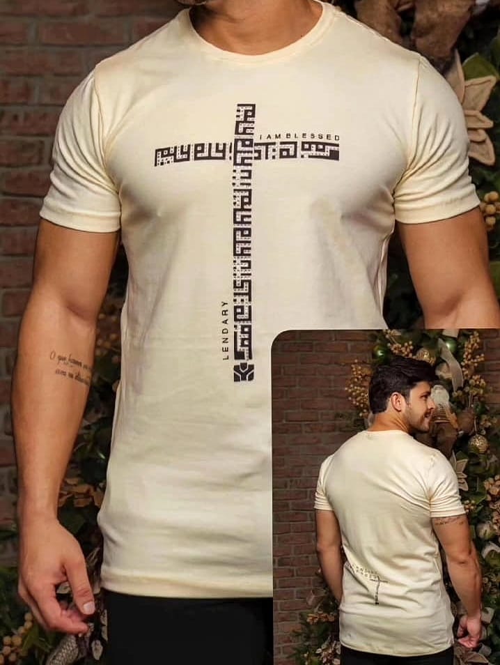 T-shirt Lendary Amarela Strass