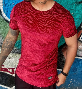 T-shirt Animal Print Red