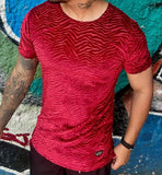 T-shirt Animal Print Red