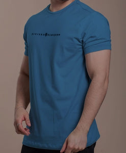 T-shirt Rvra Basic Azul Petróleo