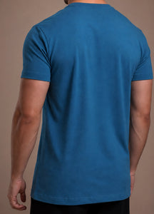 T-shirt Rvra Basic Azul Petróleo