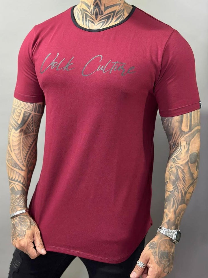 T-shirt Volk Bordô Asas