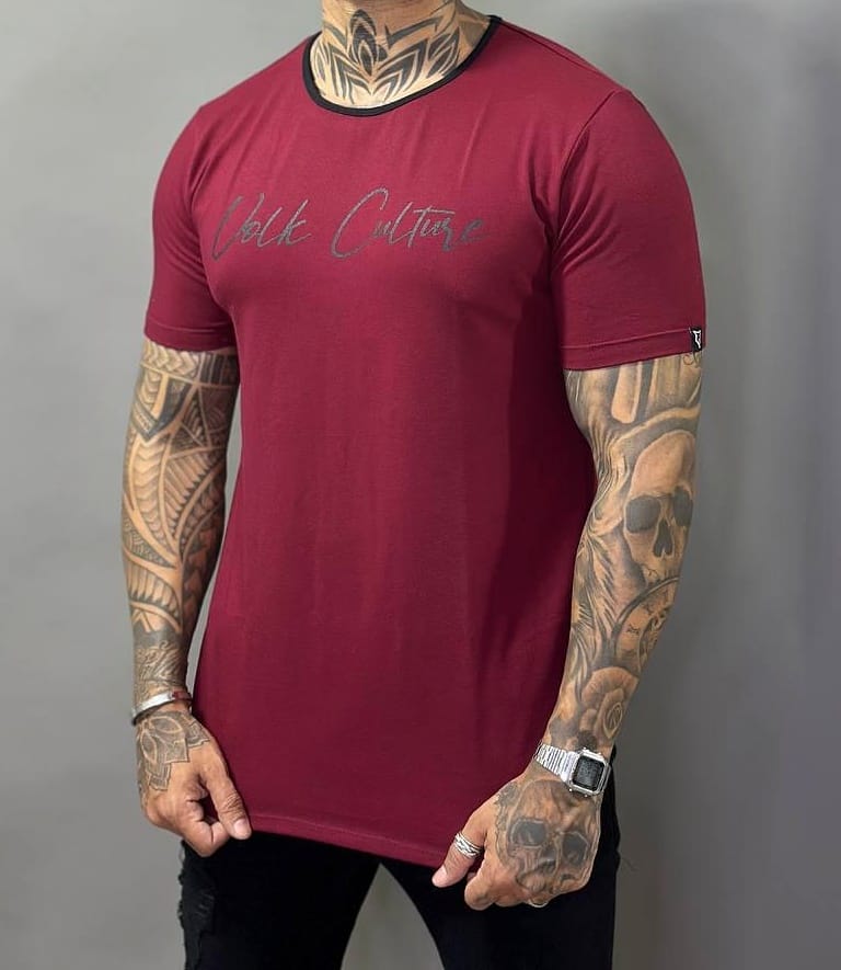 T-shirt Volk Bordô Asas