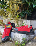 Tênis Meia Kangu Aspiral Rush Vermelho com Preto