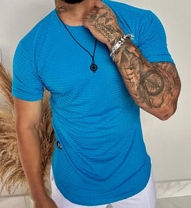 T-shirt Premium Rendada Azul