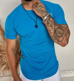 T-shirt Premium Rendada Azul