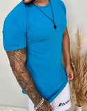 T-shirt Premium Rendada Azul