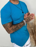 T-shirt Premium Rendada Azul