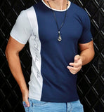 T-shirt Volk Listra Bicolor Azul Marinho