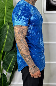 T-shirt Glossy Cristal Blue