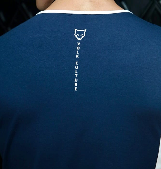 T-shirt Volk Listra Bicolor Azul Marinho