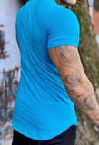 T-shirt Viscolycra Azul Celeste
