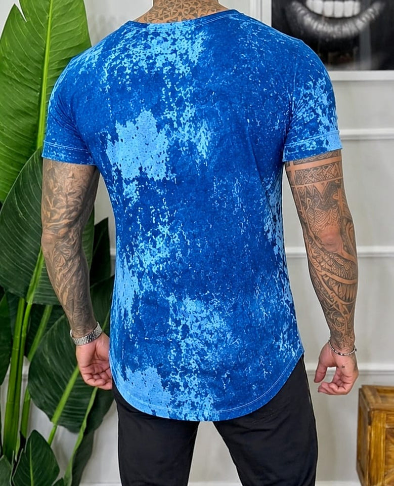 T-shirt Glossy Cristal Blue