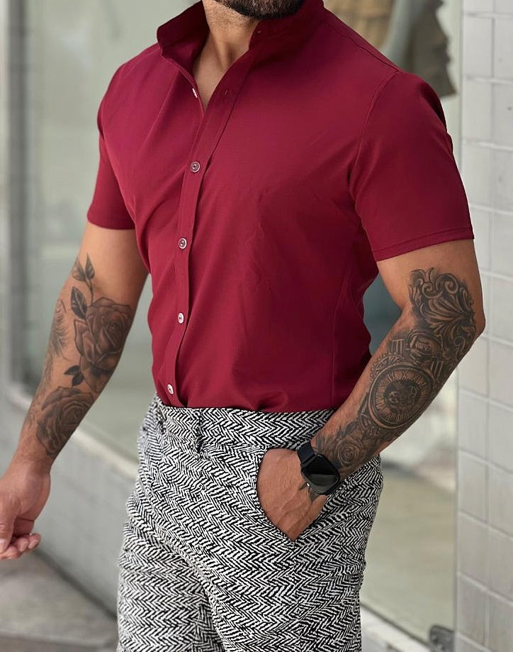 Camisa Premium Exalt Vermelha Manga Curta