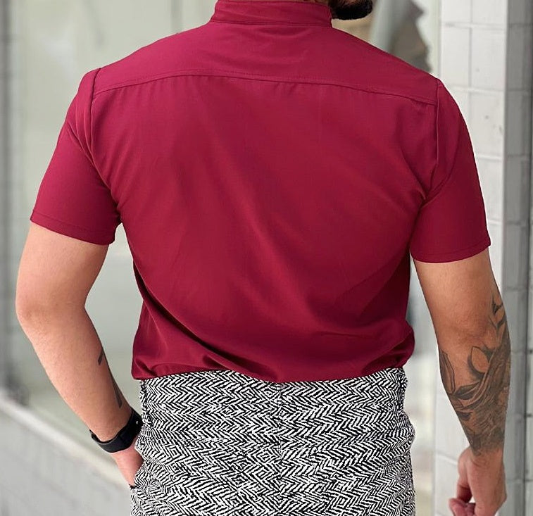 Camisa Premium Exalt Vermelha Manga Curta
