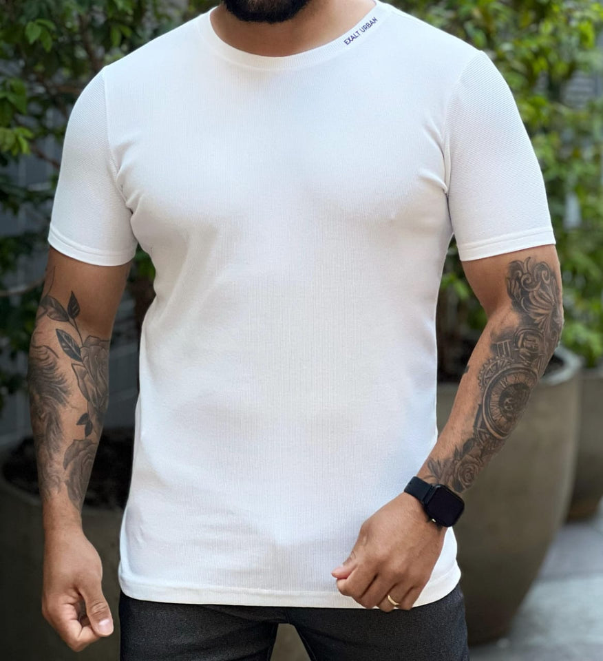 T-shirt Canelada Exalt Branca