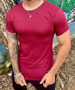 T-shirt Viscolycra Vermelho Cereja