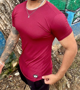 T-shirt Viscolycra Vermelho Cereja