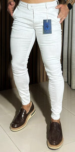 Calça Alfaiataria Skinny Hero Branca