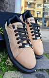 Tênis Kangu Over Resort Suede Caramelo