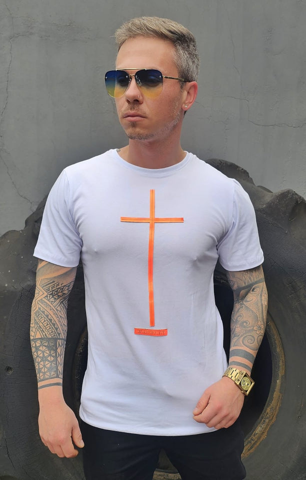 T-shirt Lendary Cruz Laranja Neon