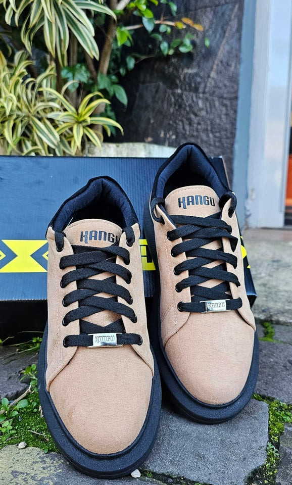 Tênis Kangu Over Resort Suede Caramelo