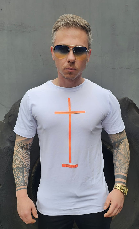T-shirt Lendary Cruz Laranja Neon
