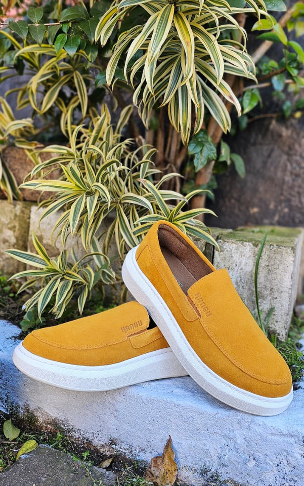 Sapato Mocassim Iate Camurça Kangu