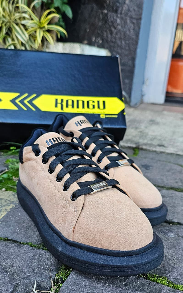 Tênis Kangu Over Resort Suede Caramelo