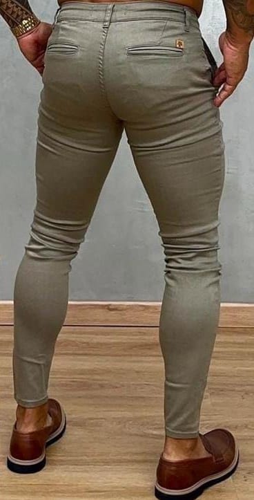 Calça Alfaiataria Skinny Hero Caqui