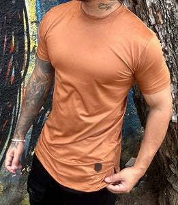T-shirt Classic Suede Caramelo