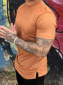 T-shirt Classic Suede Caramelo