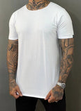 T-shirt Classic Branca Gola Canoa