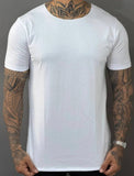 T-shirt Classic Branca Gola Canoa