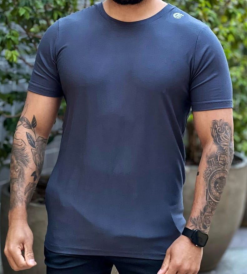 T-shirt Viscolycra Exalt Chumbo