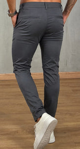 Calça Alfaiataria Skinny Hero Chumbo Escuro