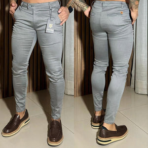 Calça Alfaiataria Skinny Hero Chumbo Claro