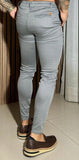 Calça Alfaiataria Skinny Hero Chumbo Claro