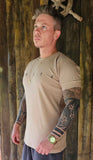 T-shirt Kreta Letreiro Creme