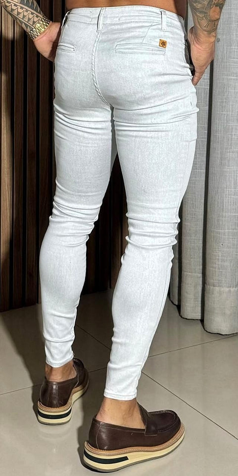 Calça Alfaiataria Skinny Hero Gelo Off