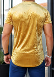 T-shirt Glossy Gold