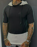 T-shirt Skull Capuz Bicolor